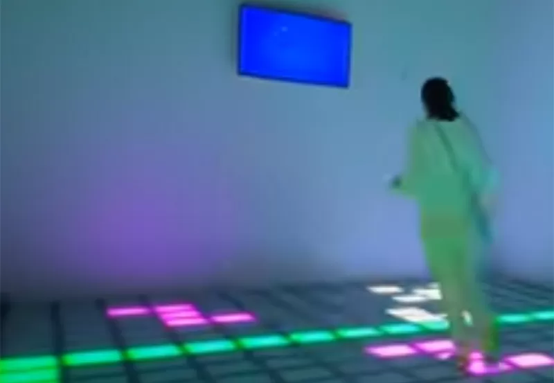 أرضية LED تفاعلية
